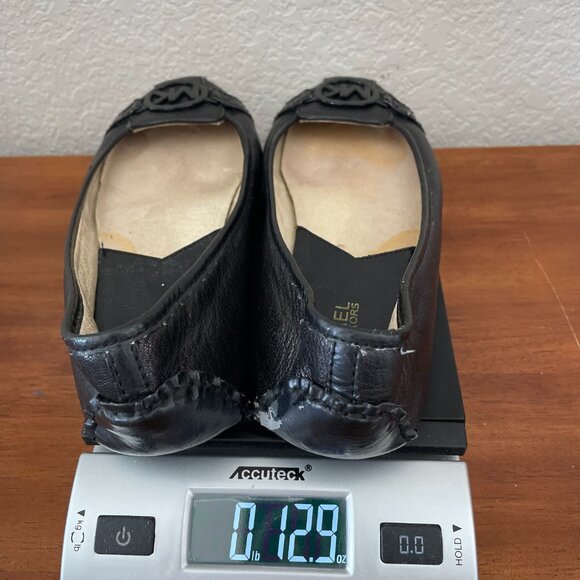 Michael Kors Womens Black Leather Fulton Moc Ballerina Ballet Flats Size 8.5M - Picture 14 of 14